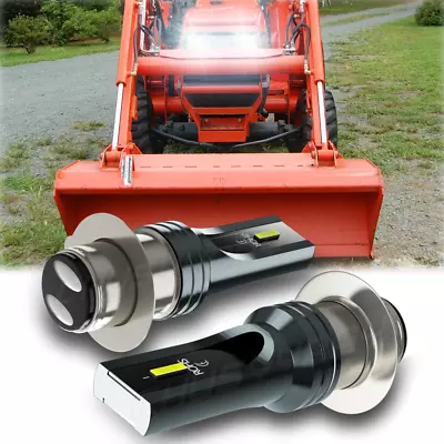 2 Super LED Light Bulbs For Kubota L-Series L2600 L2800 L2900 Tractor Headlamps • $11.49