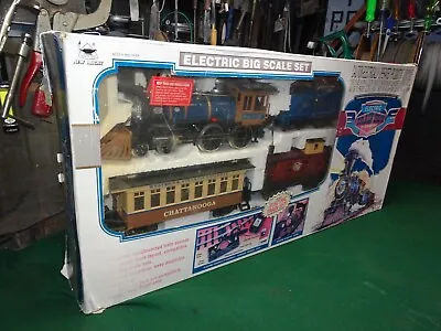 RARE VINTAGE New Bright ELECTRIC G Scale Train Set W.A.R.R. #376 - No Track • $129.99