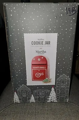 CHRISTMAS LETTERS FOR SANTA MAILBOX COOKIE JAR X Martha Stewart Collection  • $50
