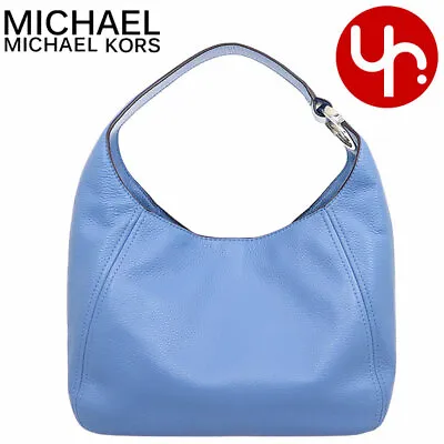 Michael Kors Fulton Large Hobo Shoulder Bag Blue Leather 35S0SFTH3L NWT $398 FS • $159.99