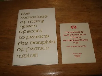 £20 • Buy Bernerd Clarke Weber The Marriage Of Mary Queen Of Scots To Francis The Dauphin 