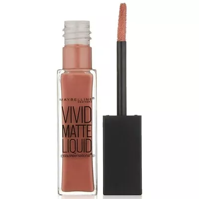 Maybelline Color Sensational Vivid Matte Liquid Lipstick Nude Thrill 5 • $6.25