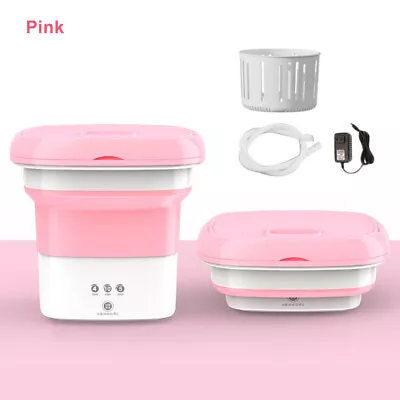 Mini Washing Machine Folding Portable Sterilization Drying Laundry Machine NEW • $29.88