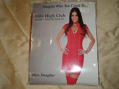 Mile High Club  Womans Fancy Dress Costume. Size 8-22 • £10.99