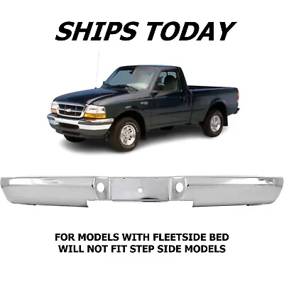 NEW Chrome Rear Bumper For 1993-2011 Ford Ranger Fleetside/Styleside • $179.88