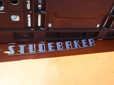 Studebaker Emblem Badge Name Plate Trunk Hawk Golden 289 40's 50's 60's • $20