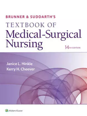 Brunner & Suddarth's Textbook Of Medical-Surgical Nursing - Hardcover - GOOD • $15.60