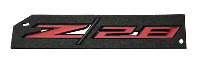 1x Z/28 Fender Emblem Badge Adhesive Nameplate For 2014-2020 Camaro Black Red • $16.14