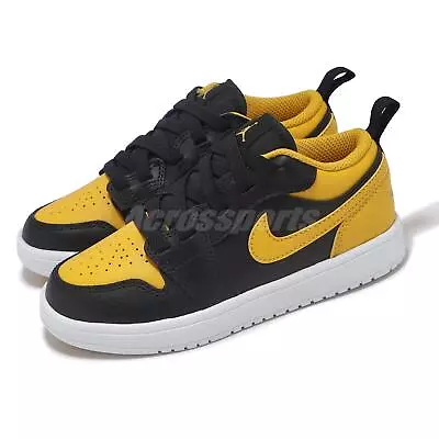 Nike Jordan 1 Low ALT PS AJ1 Black Yellow Ochre Kids Preschool Casual DR9748-072 • $215.60