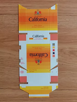 Opened Empty Cigarette Hard Pack--84 Mm-Germany-Califonia • $1.80