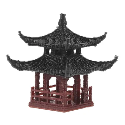  Japanese Garden Decor Outdoor Pagoda Statue Vintage Pavilion • £5.02