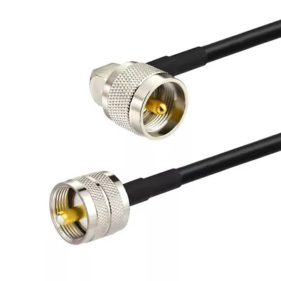 UHF PL-259 Male Low Loss Digital RG58 Cable For HAM & CB RadioAntenna Analyzer • £13.85