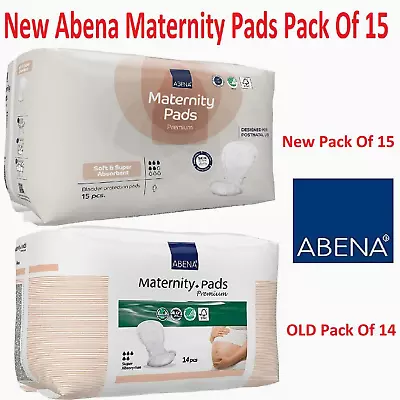 Abena Premium Maternity Pads Disposable Sanitary Pads Pack Of 15-Piece &30 Piece • £7.93