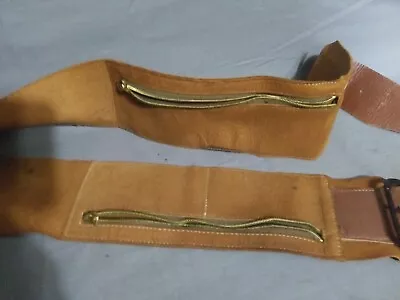 Vtg  Leather Money Belt -Soft Leather  35” • $10.39