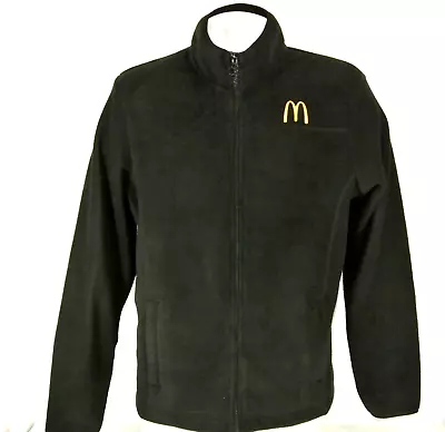 McDONALDS Restaurant Employee Uniform Fleece Jacket Black Size S Small NEW • $47.42