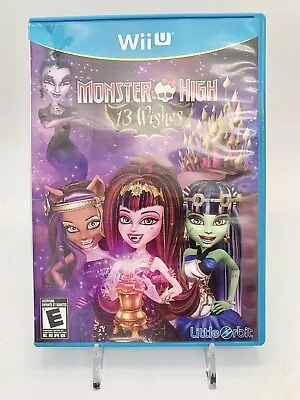 Monster High: 13 Wishes (Nintendo Wii U 2013) Complete W Manual Tested • $12.99