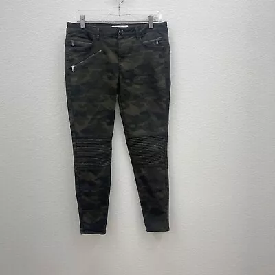 Zara Basic Camo Print Moto Pants Womens Size 8 • $9.53