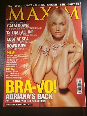 £3.74 • Buy Maxim Magazine January 2000 No.57 (Rare)(671) Adriana Claire Sweeney