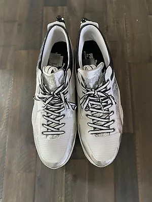 Men’s Puma Mihara Yasuhiro Silver/White  RARE! Excellent Condition! Size 12 US • $45