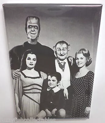 Munsters Vintage Photo 2  X 3  Refrigerator Locker MAGNET Herman Grandpa B&W • $6.95