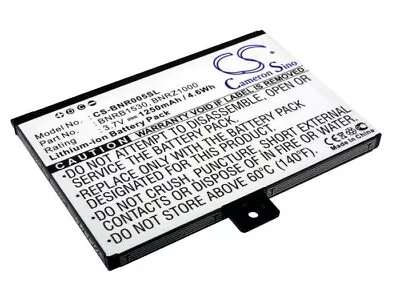  1250mAh Battery Replacement For Barnes & Noble 005 BNRV100 BNRZ100 Nook Nook Cl • $20