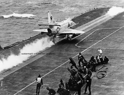 U.S. Navy Douglas A-4E Skyhawk USS Bon Homme Richard 8x10 Vietnam War Photo 74 • $7.43