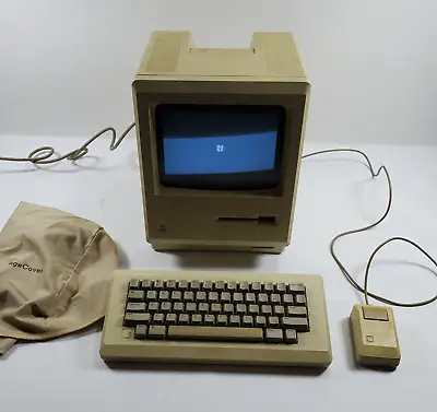 Apple Macintosh 128K M0001 Computer 1984 With Mouse And Keyboard • $1299.99