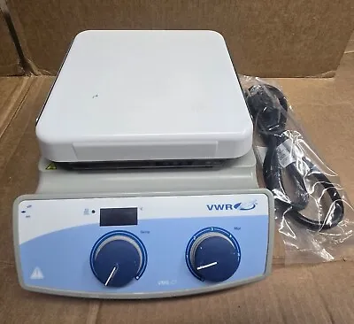 VWR VMS-C7 S1 Stirrer Hotplate 7 X7  Ceramic Glass Top 500°C 1500rpm IKA C-MAG • $235