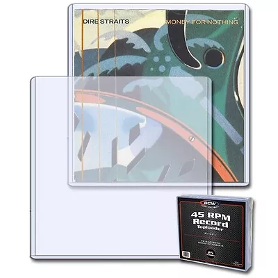 7 Inch Single Vinyl Record (45RPM) Protective Rigid Toploader X 10 Pack • £20.99