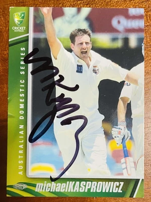 $2.49 • Buy Michael Kasprowicz Signed 2003 ESP Queensland Bulls Cricket Australia