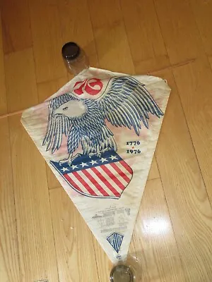 VINTAGE PAPER KITE HI-FLIER 1776 EAGLE AND SHIELD NEW OLD STOCK Unassembled • $17.95