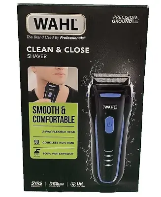 Wahl Cordless Clean & Close Wet/Dry Electric Shaver Waterproof & Rechargeable ✅️ • £30