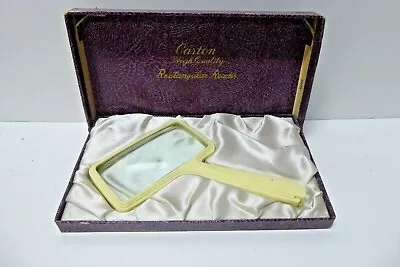 Vintage Carton High Quality Rectangular Reading Magnifying Glass In Box • $119