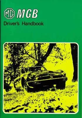 Mgb Us Owner Handbook Paperback By Brooklands Books Ltd. Like New Used Fre... • $18.46