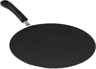 Royal Cuisine 30Cm Black Aluminium Non Stick Chapatti Pancake Flat Fry Tawa Pan • £12.99