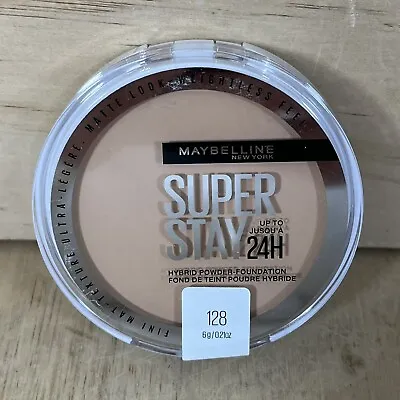 Maybelline Super Stay 24HR Hybrid Powder-Foundation 128 Matte Finish NEW Sealed • $5.80