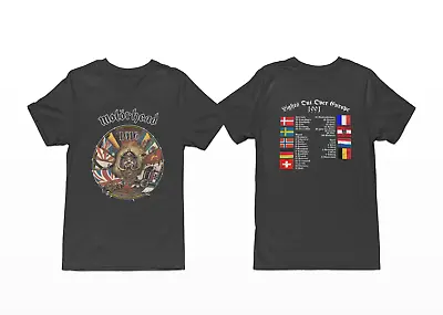 Motorhead Rock Band 1991 Tour Merch 2 Sided 90s Vintage Graphic T-Shirt 101388 • $9.91