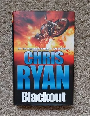 £5 • Buy Chris Ryan- Signed First Edition Of 2005 Hardback Action Novel  Blackout. 