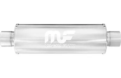 MagnaFlow 2.5/2.5 IN Round Shape Stainless Steel C/C Performance Muffler #10426 • $114.88