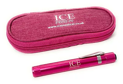 £9.99 • Buy ICE Medical LED Pink Pentorch / Penlight In Zipped Case