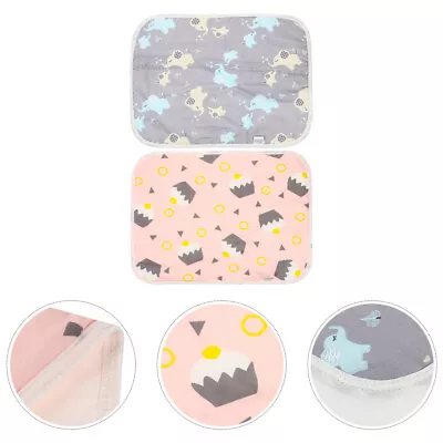  2 Pcs Training Mat Cotton Baby Diaper Liners Hamster Cage Matress • £10.88