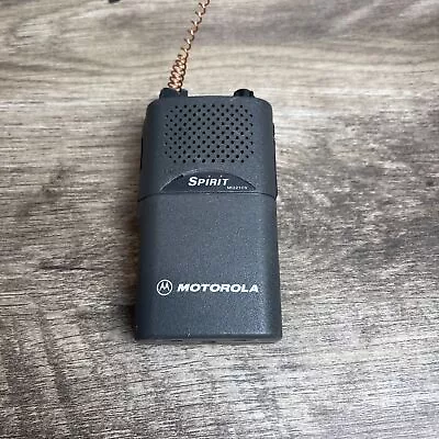 Motorola Spirit MU21CV P24SRD03F2BA Black Portable 2-Way Radio Walkie Talkie • $14.99