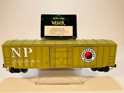 Vintage NIB 1990s Weaver O Scale 3-Rail Northern Pacific 50' Plug Door Box Car • $27
