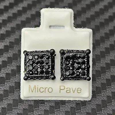 Hip Hop Micro Pave Stud Earrings Unisex (7 Styles) • $7.99