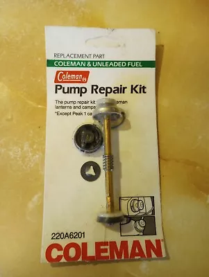 Coleman 220A6201 Lantern/Stove Fuel Pump Repair Kit New Old Stock • $12.95