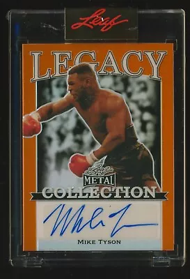 MIKE TYSON 2022 Leaf Metal Legacy Collection Auto #7/7 Autograph • $150