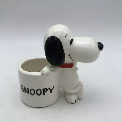 Vintage Mini DETERMINED PRODUCTIONS SNOOPY PLANTER. • $33.95