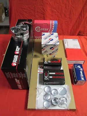 Chevy 350/5.7 K Engine Kit Pistons+Rings+OP+Bearings+Gaskets+head Bolts 1987-94 • $425.37