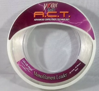 Vicious Monofilament Leader 125 Lb Test • $12