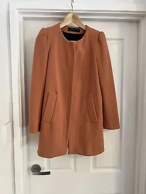 Zara Coat Size Small Pale Terracotta • $38